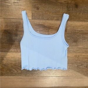 Aeropostale Sky Blue Ribbed Camisole